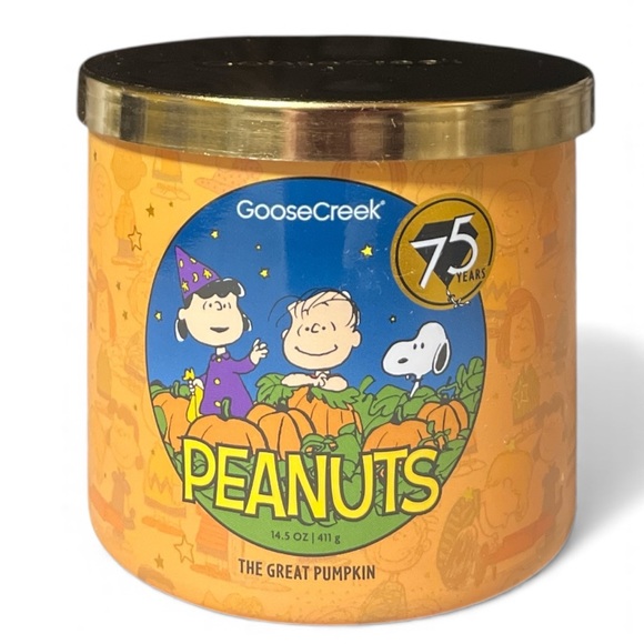Goose Creek Other - Goose Creek X Peanuts 75 Years The Great Pumpkin 14.5 oz 3-wick Soy Candle